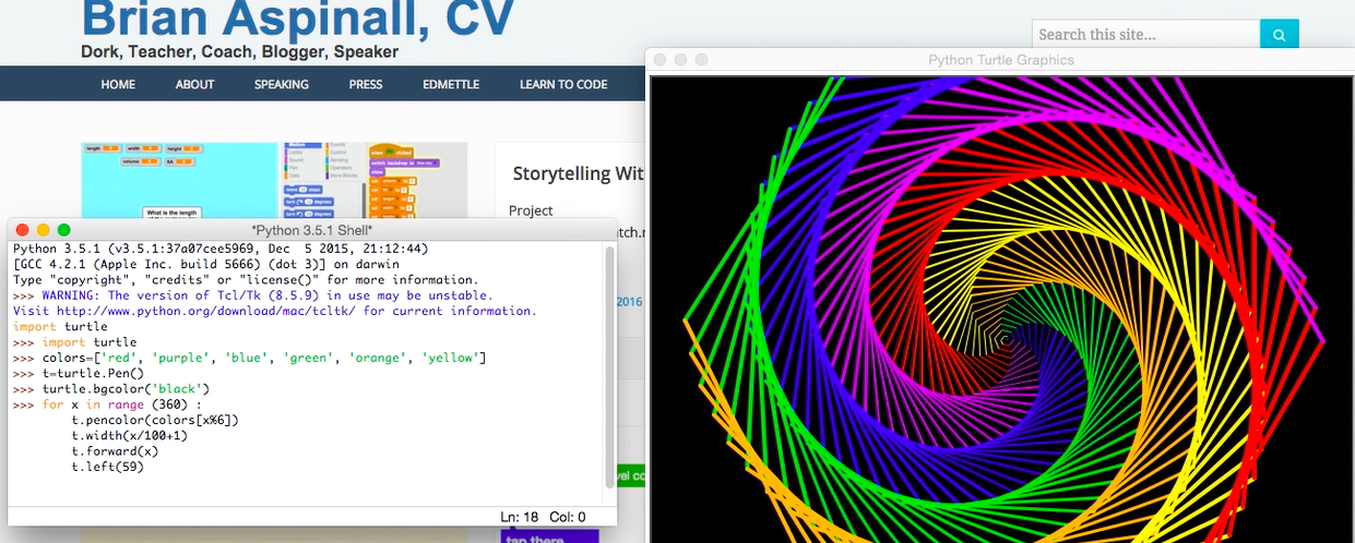 Coding Spiral Art With Python