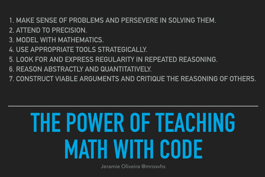 The Power of Teaching Math With Code #CodeBreaker