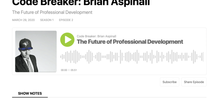 The Future of Professional Development: Podcast